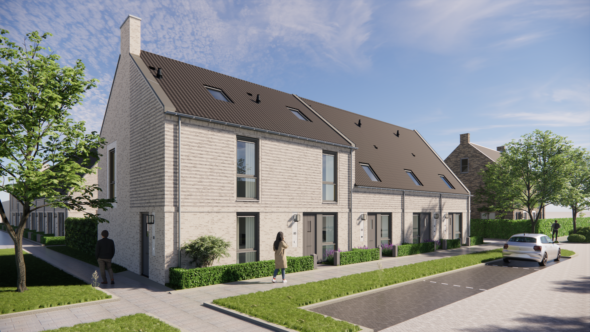 Huizen Area op plan de Ruiter