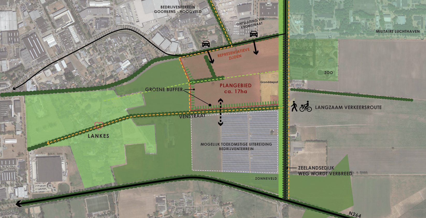 plattegrond plangebied Hoogveld-Zuid